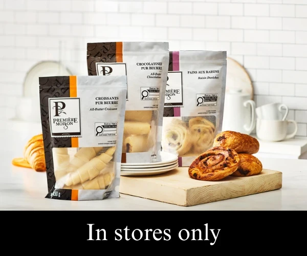 2 bags of frozen viennoiseries for $20