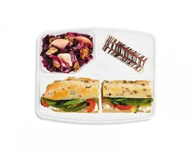 GRILLED VEGETABLES & SUNDRIED TOMATO GOAT CHEESE SANDWICH IN A MEAL BOX