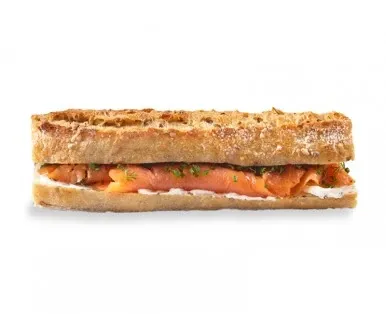 SMOKED SALMON ON SPROUTED MEDLEY BAGUETTE