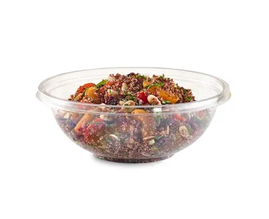 RED QUINOA SALAD WITH ALMONDS, CRANBERRIES, APRICOTS