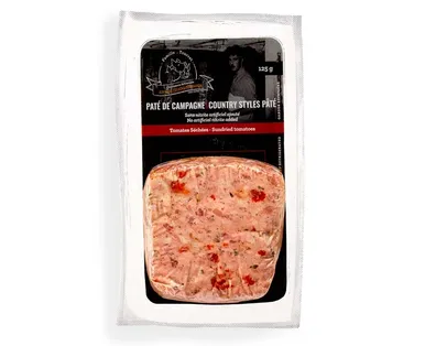 COUNTRY STYLES PÂTÉ WITH SUN-DRIED TOMATOES AUX TROIS COCHONS GOURMANDS