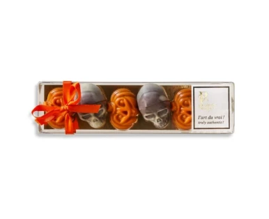 6 BITE-SIZED HALLOWEEN CHOCOLATES WITH CARAMEL