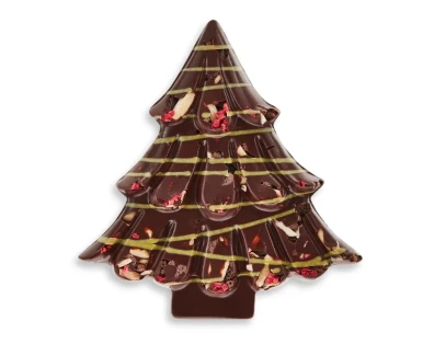 SMALL CHOCOLATE MENDIANT CHRISTMAS TREE