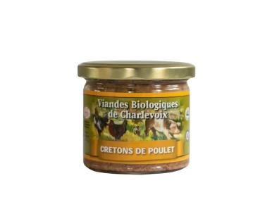 Cretons de poulet – Les Viandes Bio de Charlevoix