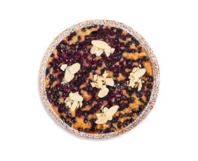 ALMOND-BLUEBERRY PIE
