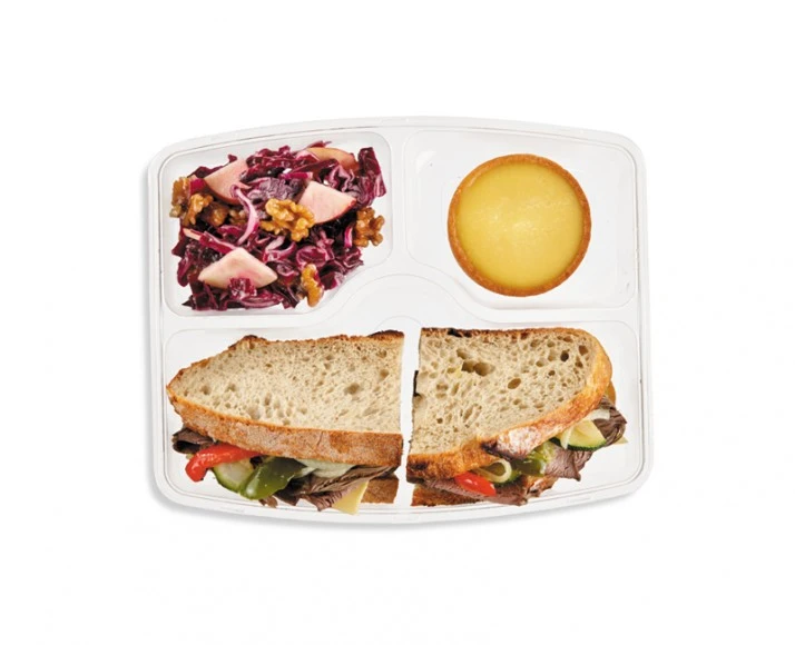 ROAST BEEF & GRILLED VEGETABLES SANDWICH IN A MEAL BOX
