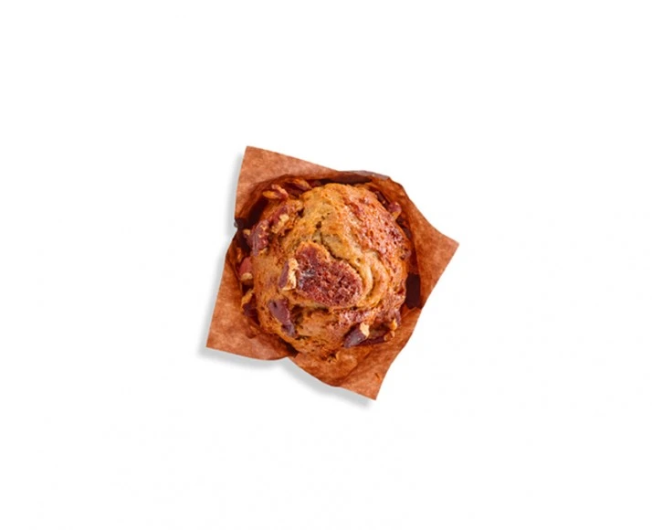 BANANA AND CARAMELIZED PECAN MUFFIN