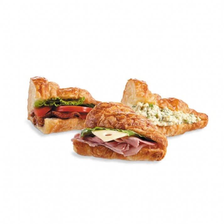 SANWICHES ON SLICED CROISSANT