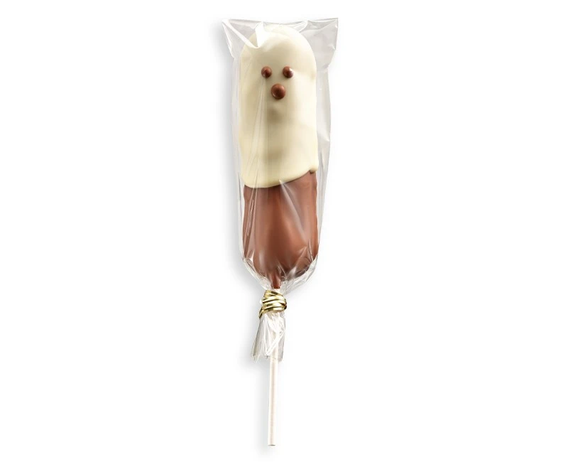 CHOCOLATE GHOST MARSHMALLOW LOLLIPOP