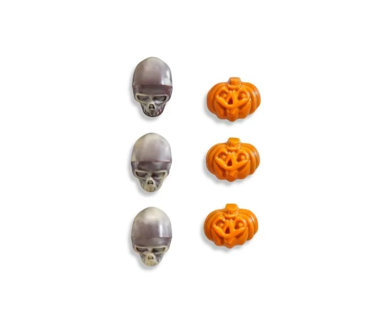 6 BITE-SIZED HALLOWEEN CHOCOLATES WITH CARAMEL