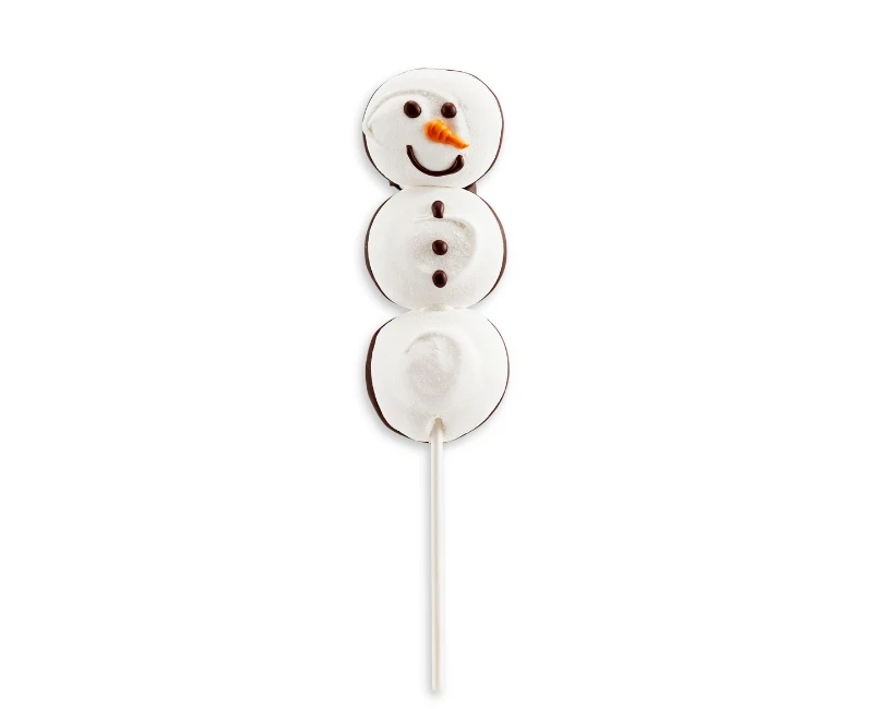 SUÇON GUIMAUVE BONHOMME DE NEIGE EN CHOCOLAT