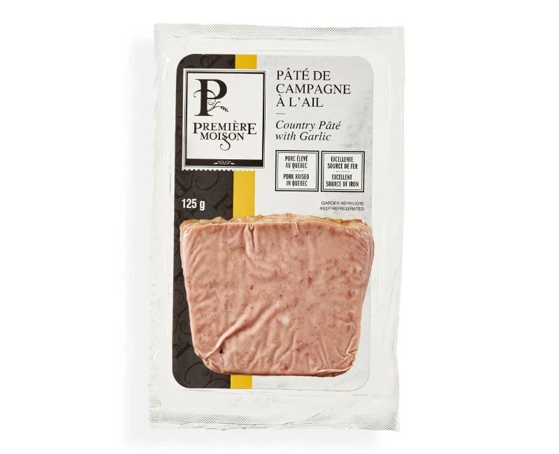 PÂTÉ DE CAMPAGNE À L'AIL